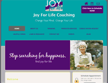 Tablet Screenshot of joyforlifetoday.com